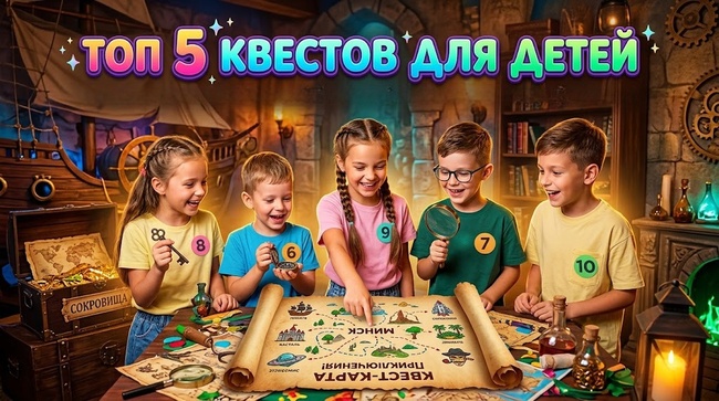 ТОП-5 квестов для детей