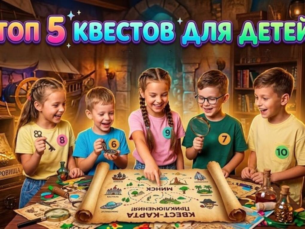 ТОП-5 квестов для детей в Минске